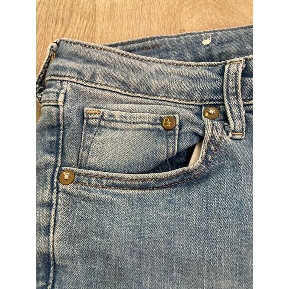 H&M Women's Super Skinny Stretch Jeans Blue Size 28 Zip Fly Denim - Picture 6 of 10